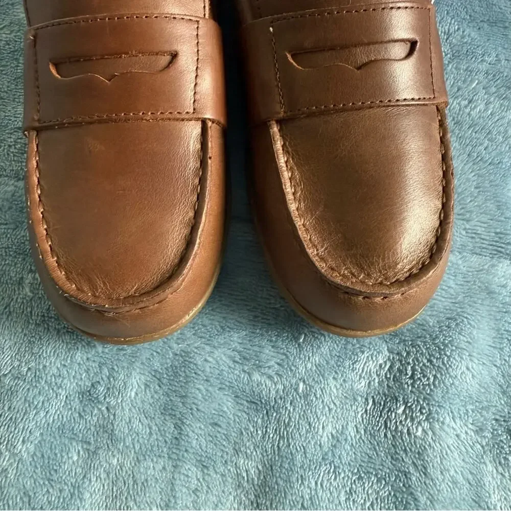 GEOX New Fast Boy Leather Loafers Shoes
